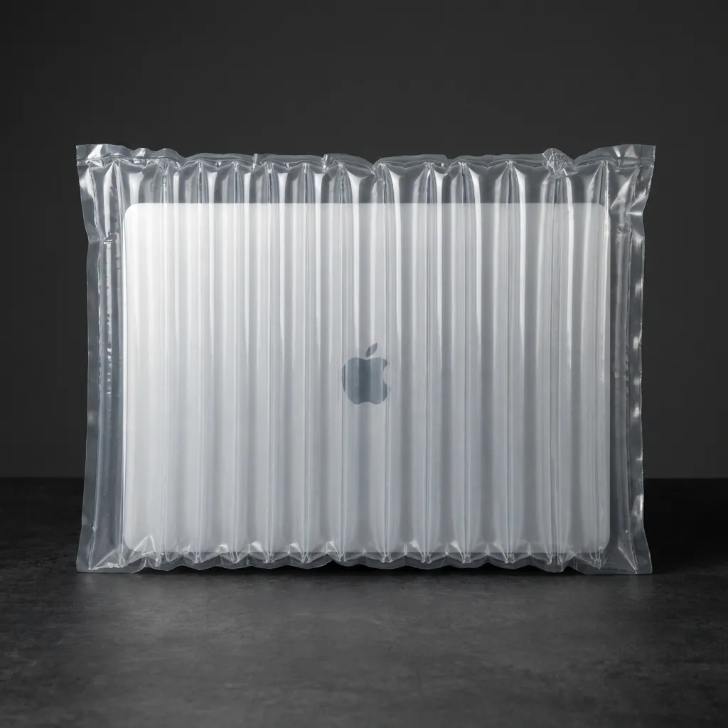 Laptop sicher verpackt in UNIQBAG