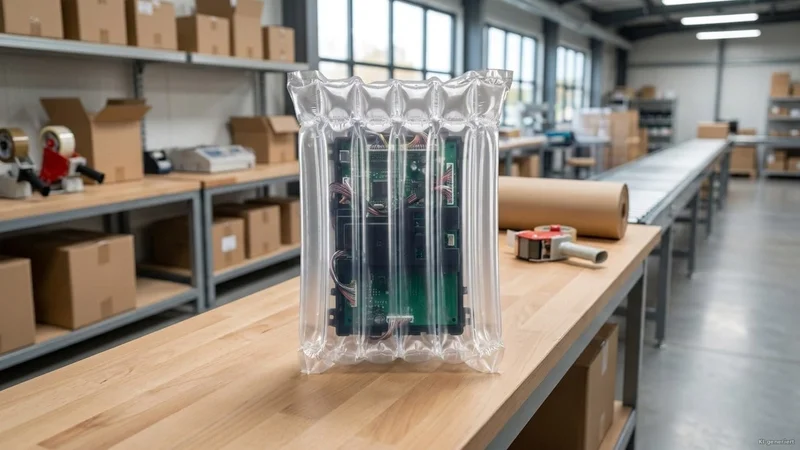 Alternative zur Luftpolsterfolie: Was leistet die Luftkammerverpackung im Elektronikversand?